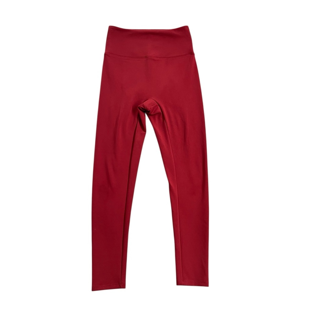 Girlfriend Collective Luxe 24” High Rise Compression Red Leggings Size XS